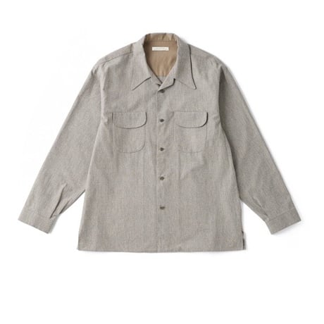 OLD JOE(オールドジョー) -SWALLOW COLLAR SPORTS SHIRTS Long-sleeve(JASPE GRAY)