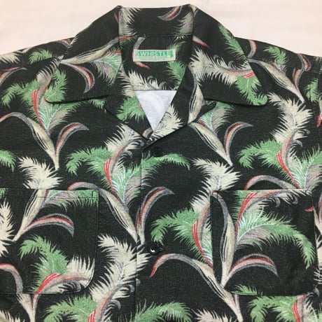 5WHISTLE(ファイブホイッスル) -HAWAIIAN NEL SHIRT(BLACK)