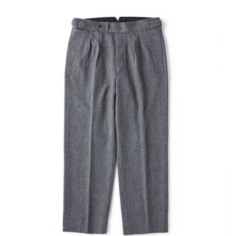 OLD JOE(オールドジョー) - DOUBLE PLEATED SMARTY TROUSER(ZIGZAG HERRINGBONE)