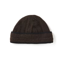 OLD JOE(オールドジョー) -JACQUARD HERRINGBONE BLIZZARD CAP(COGNAC)
