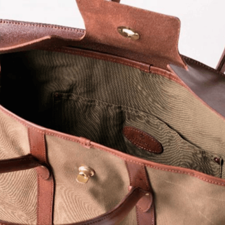 VASCO(ヴァスコ)-VS-270P  CANVAS×LEATHER SADDLE TOTE BAG