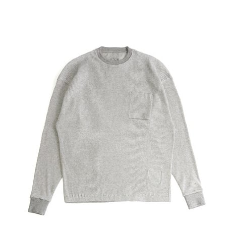 OLD JOE(オールドジョー) -CREW-NECK COTTON YAK RIBED TOPS(OATMEAL)