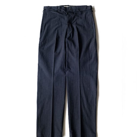 OLD JOE(オールドジョー) - STRING WAIST WORK TROUSER(JASPE STPIPE)