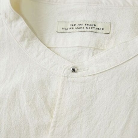 OLD JOE(オールドジョー) -BAND COLLAR LONG TAIL SHIRTS(BONE)