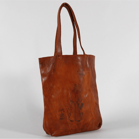 VASCO(ヴァスコ)-VS-292LP  PAINT LEATHER MARKET TOTEBAG