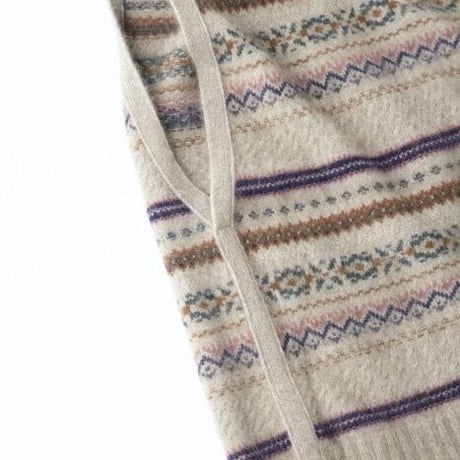 OLD JOE(オールドジョー) -FAIR ISLE V-NECK VEST(DUNE)