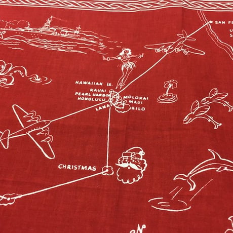 NorthNoName(ノースノーネーム)-AIR RUUTE BANDANA(RED)