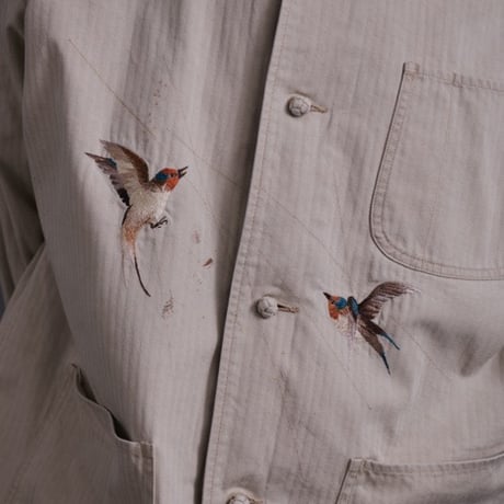 OLD JOE(オールドジョー) -PATINA HERRINGBONE SOUVENIR JACKET(BONE)