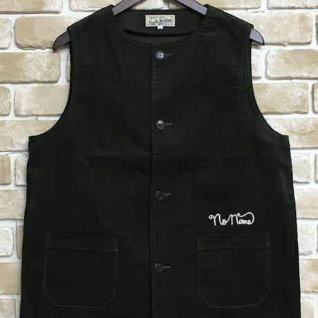 NorthNoName(ノースノーネーム) - CORDUROY VEST(GREEN)