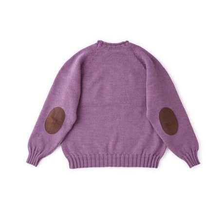 OLD JOE(オールドジョー) -TWEEDY YARN ROLL NECK SWEATER(PLUM)