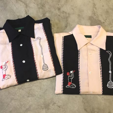 NorthNoName(ノースノーネーム)-SNAKE CHARMER SHIRTS(BLACK)