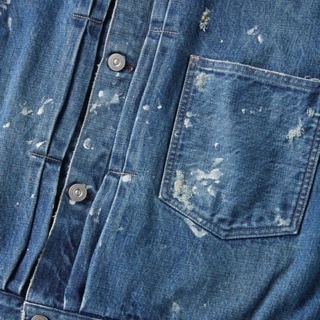 OLD JOE(オールドジョー) -ONE POCKET JEAN JACKET SCAR FACE & PAINT(INDIGO)