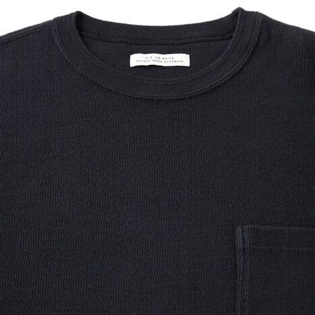 OLD JOE(オールドジョー) -WAVY RIB SPORTS SHIRTS long sleeve(BLACK)