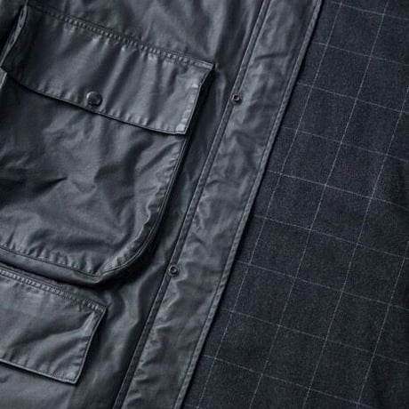 OLD JOE(オールドジョー) - PATINA OILED CLOTH HUSKY JACKET(BLACK)