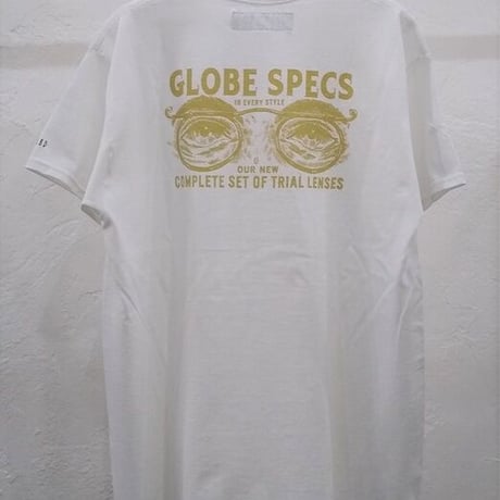BILLBOARD(ビルボード) -PRINT T-SHIRTS "GLOBE SPECS SIGN"(WHITE)
