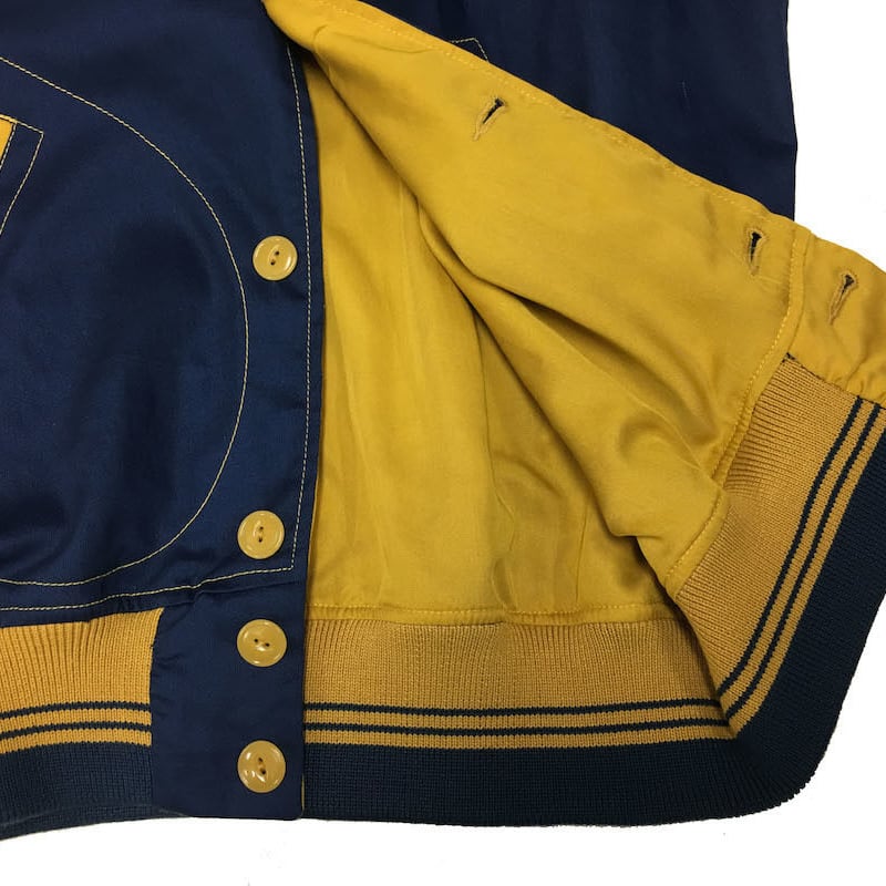 NorthNoName(ノースノーネーム)-COTTON VARSITY JACKET(BLU NorthNoName(ノースノーネーム)-COTTON VARSITY JACKET(BLU