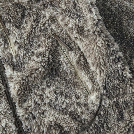 OLD JOE(オールドジョー) -ARABESQUE PILE ZIP JACKET(MINK)