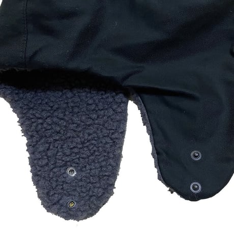 NorthNoName(ノースノーネーム)-BOMBER CAP(BLACK)