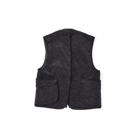 OLD JOE(オールドジョー) - PRINTED CORDS GAME-KEEPER VEST(MARINE BLACK)