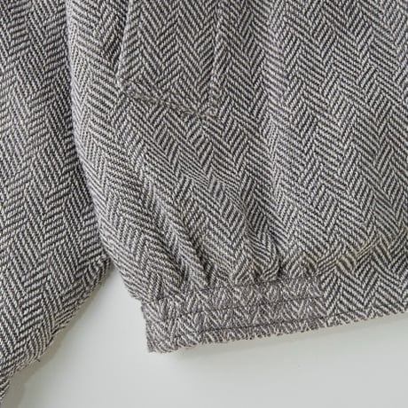 OLD JOE(オールドジョー) -ROUND COLLAR MOTORING JACKET FANCY HERRINGBONE(LIGHT GREY)