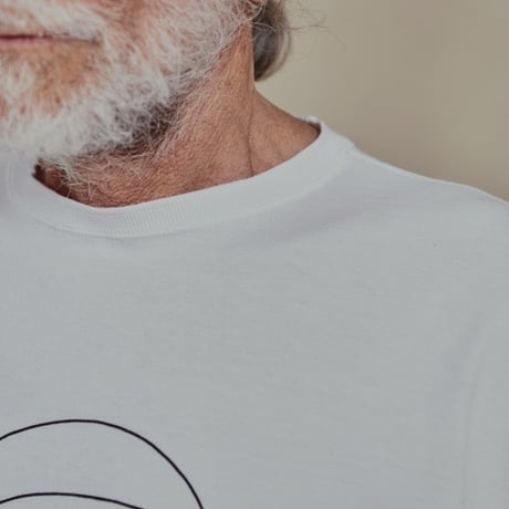 OLD JOE(オールドジョー) -LONG SLEEVE CREW NECK TEE Saul Steinberg(RAW WHITE)