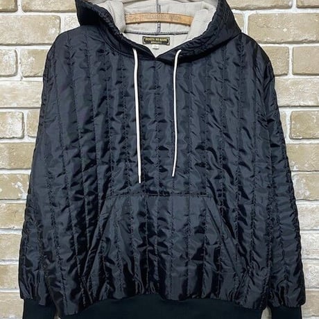 NorthNoName(ノースノーネーム)-QUILTING HOODIE(BLACK)