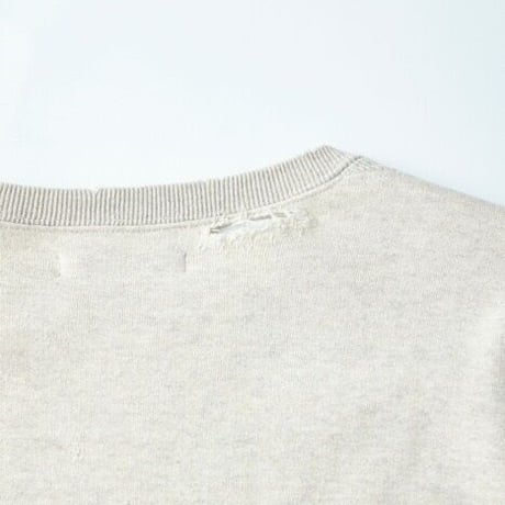 OLD JOE(オールドジョー) -PATINA COTTON SWEAT CREW NECK  SCAR FACE(FOG)