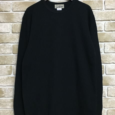 NorthNoName(ノースノーネーム) - THEMAL L/S SHIRT(BLACK)