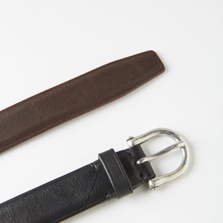 OLD JOE(オールドジョー) -STUNNING LEATHER SKINNY BELT(PATINA BLACK)