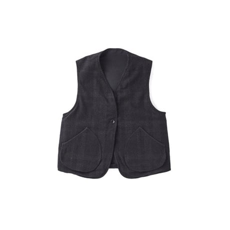 OLD JOE(オールドジョー) -CASHMERE MELTON GAME KEEPER VEST(GLEN PLAID)