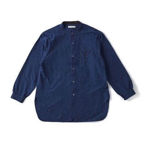 OLD JOE(オールドジョー) -BAND COLLAR LONG TAIL SHIRTS(INDIGO CLOTH)