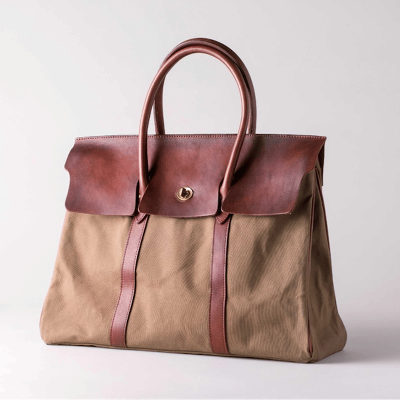 VASCO(ヴァスコ)-VS-270P CANVAS×LEATHER SADDLE TOTE