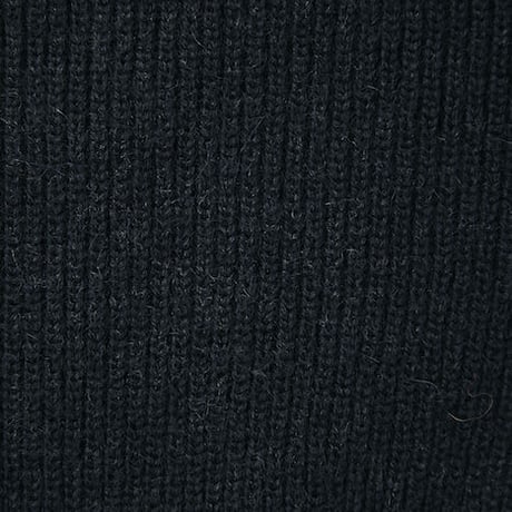 OLD JOE(オールドジョー) -ALPAKA TURTLE-NECK ZIP SWEATER(BLACK)
