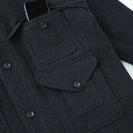 OLD JOE(オールドジョー) - CASHMERE MELTON FIELD STREAM JACKET(GRAPHITE)