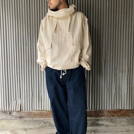 NorthNoName(ノースノーネーム)-FIHGTING WHALE SALVAGE PARKA(WHITE)
