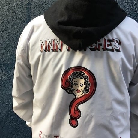 NorthNoName(ノースノーネーム)-”GET THE MESSAGE?” COACH JACKET(WHITE)
