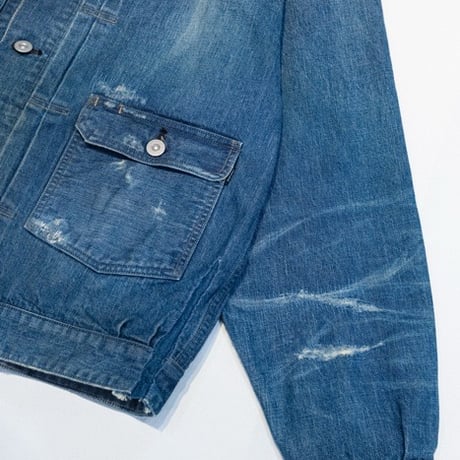 OLD JOE(オールドジョー) -LOWER FLAP POCKET JEAN JACKET SCAR FACE(INDIGO)