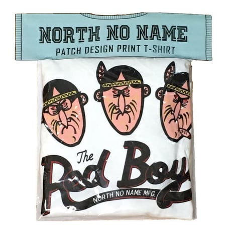 NorthNoName(ノースノーネーム)-PATCH DESIGN PRINT T-SHIRT(WHITE)