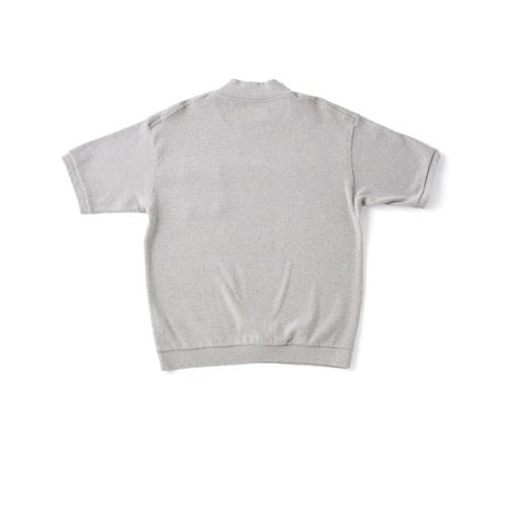 OLD JOE(オールドジョー) -MOCK-NECK NEP RIBED TOPS(JASPE GREY)