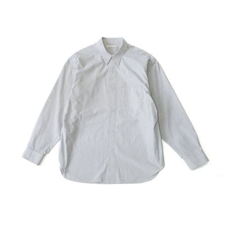 OLD JOE(オールドジョー) -HIDDEN BUTTON COLLAR SHIRTS(BLACK STRIPE)