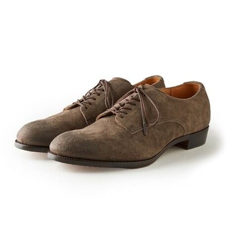 OLD JOE(オールドジョー) -"The Officer" STUNNING LEATHER OXFORD SHOES(PEWTER KUDU SUEDE)