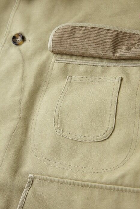 トップス OLD JOE - BONDING DUCK FILED VEST - DUNE OLD JOE(オールドジョー) - BONDING DUCK FILED CROPPED J