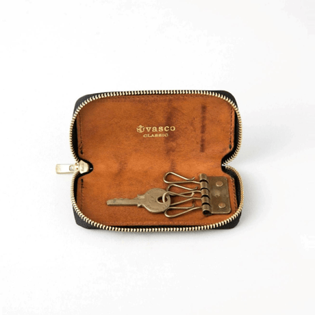 VASCO(ヴァスコ)-VSC-671Z   LEATHER VOYAGE ROUND ZIP KEY CASE
