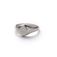 OLD JOE(オールドジョー) -NOVEL LIGHT SMALL OVAL SIGNET RING / HAMMERED OJ-AC03