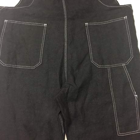 NorthNoName(ノースノーネーム)-30’s TYPE LINEN OVER ALL(BLACK)