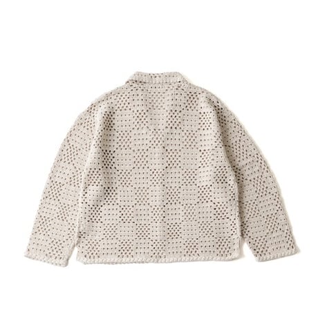 OLD JOE(オールドジョー) -HAND CROCHET HAVANA SHIRTS Long-sleeve(BONE)