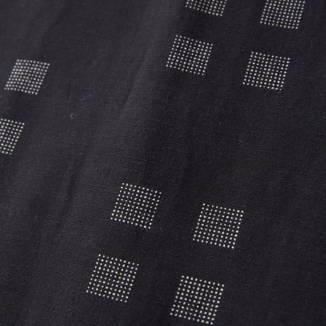 OLD JOE(オールドジョー) -ORIGINAL PRINTED OPEN COLLAR SHIRTS Square Dot Short-sleeve(ONYX)