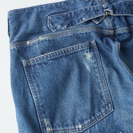 OLD JOE(オールドジョー) -BELTLESS WAIST JEAN TROUSER"990" SCAR FACE & PAINT(INDIGO)