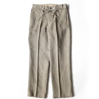 OLD JOE(オールドジョー) - STRING WAIST WORK TROUSER(HERRINGBONE LINEN)