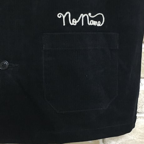 NorthNoName(ノースノーネーム) - CORDUROY VEST(BLACK)